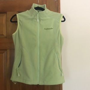 EUC! Green Fleece vest